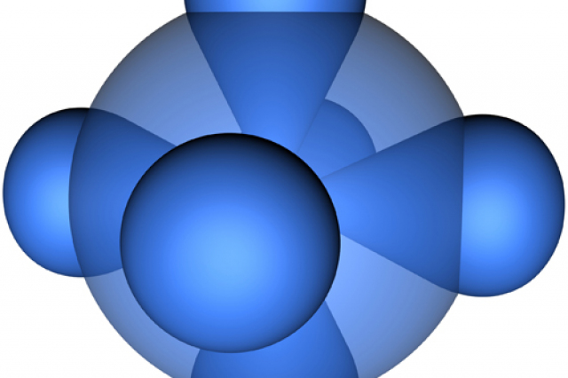 Интересные проекции атома углерода