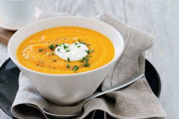 Морковный суп с имбирем