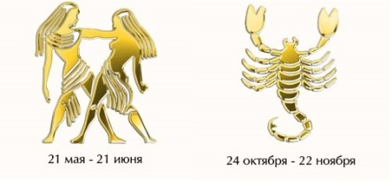 Скорпион и Близнецы: совместимость в любви и дружбе