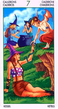 Основные значения карты Таро 7 Кубков в раскладах и сочетаниях