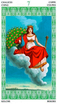 Основные значения карты Таро 7 Кубков в раскладах и сочетаниях