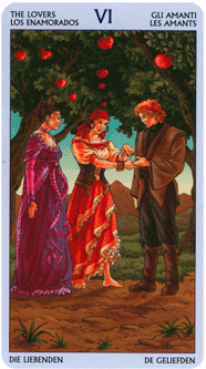 Значение карты Таро Влюбленные в одиночной позиции и в сочетании с другими картами